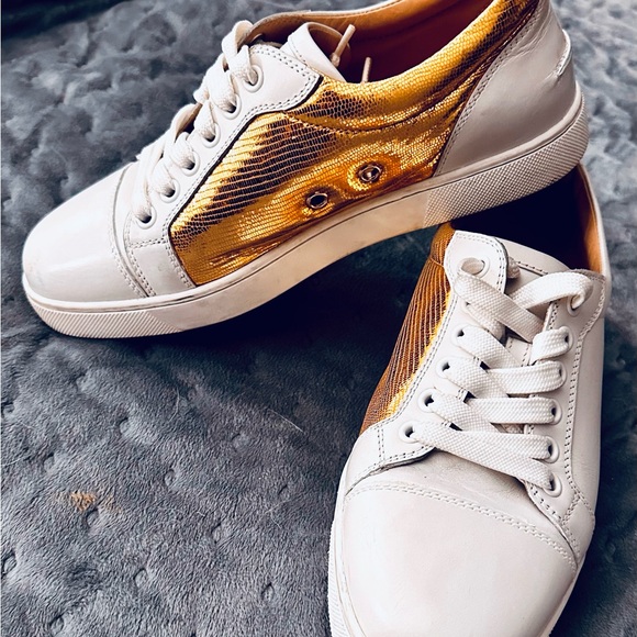 Women’s Christian Loubouton sneakers/trainers size 37 - Picture 1 of 8